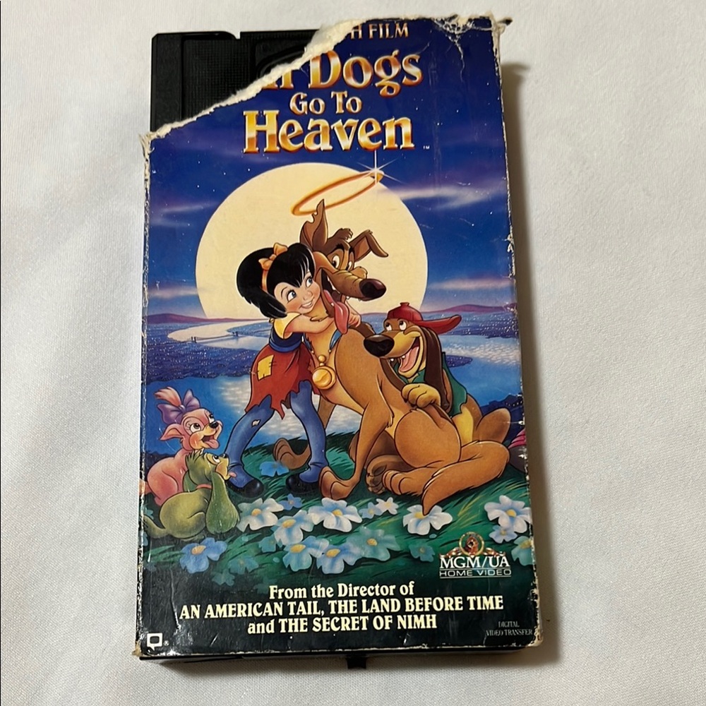 All Dogs Go to Heaven VHS Movie